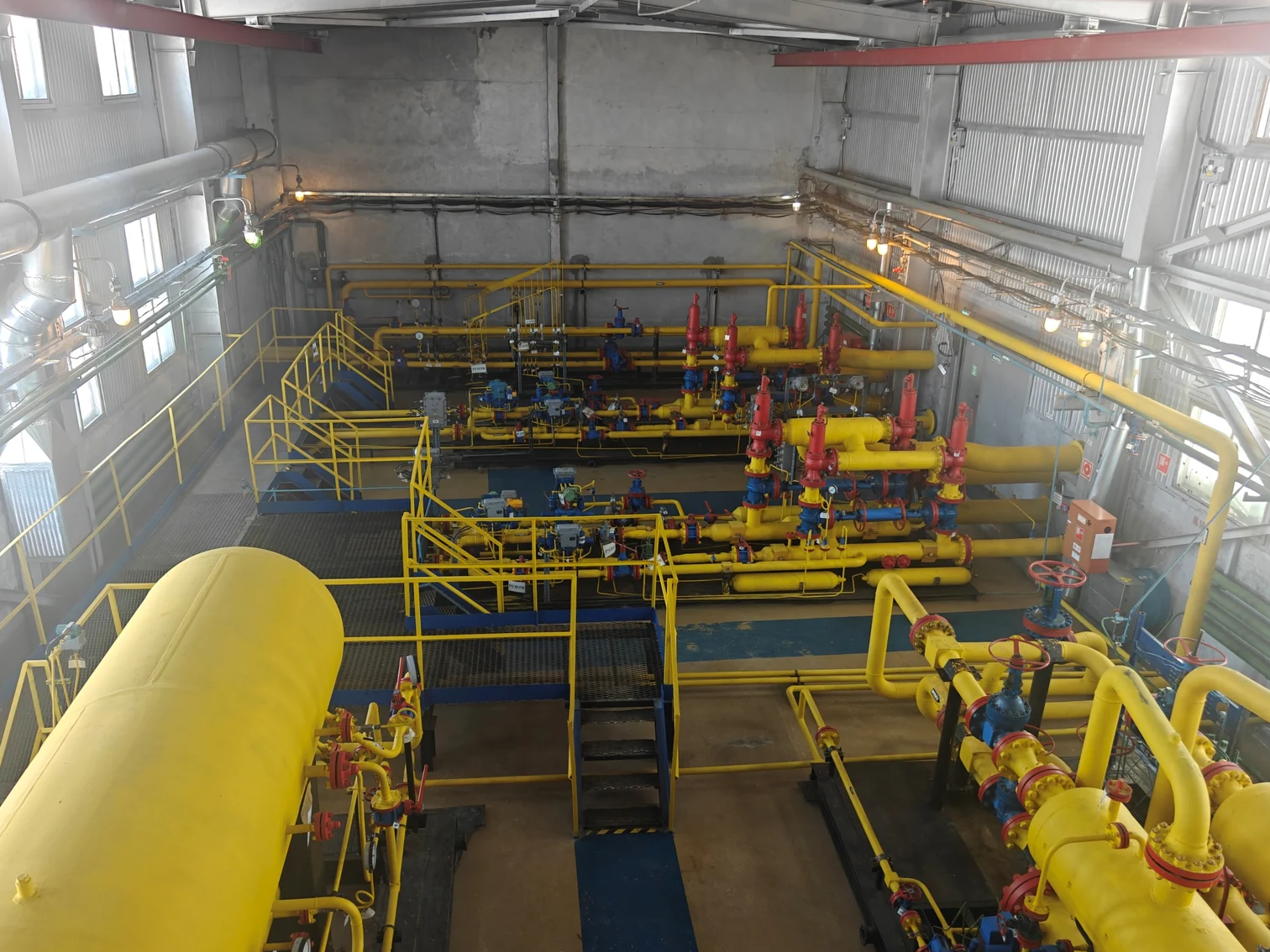 Обследование установки подготовки газа