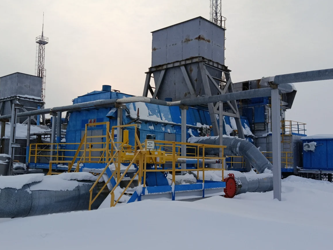 Обследование установки подготовки газа